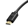 Baseus kabel przewód HDMI 2.0 4K 30 Hz 3D HDR 18 Gbps 5 m czarny (CAKGQ-D01)