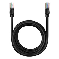 Kabel Ethernet Baseus High Speed Cat 5 RJ-45 1000Mb/s 5m okrągły - czarny