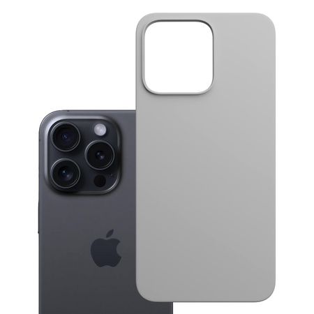 Apple iPhone 16 Pro - 3mk Hardy MagSilicone Natural Titanium