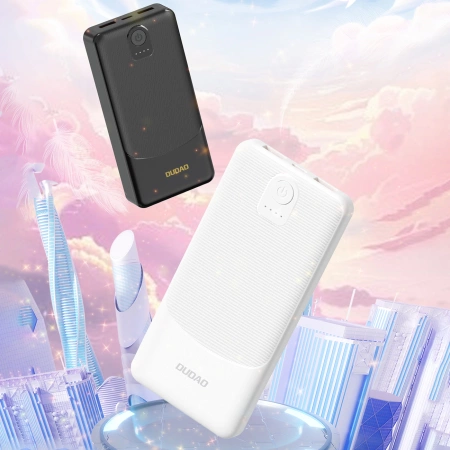 Powerbank Dudao K10 10000mAh  2.4A 2 x USB-A - czarny