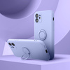 Futerał SILICONE RING do IPHONE 15 PRO MAX fioletowy