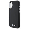 Original Handyhülle IPHONE 16 BMW Hardcase M Smooth Full Wrapped Metal MagSafe (BMHMP16S23PMWK) schwarz