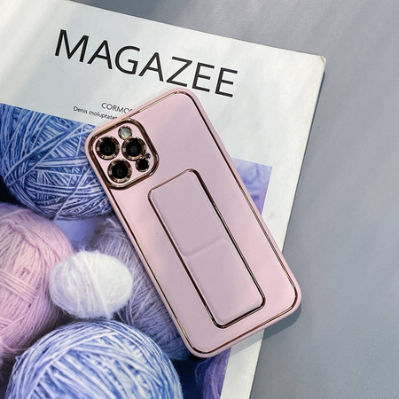 New Kickstand Case etui do iPhone 12 Pro z podstawką różowy