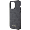 Etui Guess 4G Metal Gold Logo na iPhone 15 Pro - szare