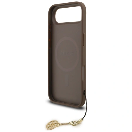 Guess 4G Charms Collection MagSafe Hülle für iPhone Air – braun
