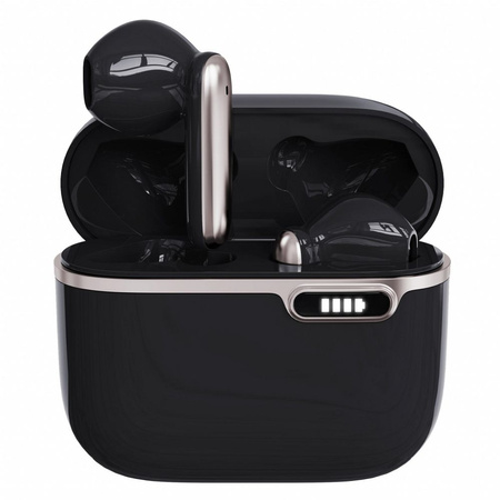 Słuchawki bezprzewodowe / bluetooth Stereo TWS ART AP-TW-B4B + stacja dokująca ze złączem typ C czarne