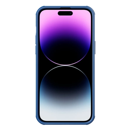 Nillkin CamShield S Case iPhone 14 Pro Max Armored Cover Camera Protector Blue