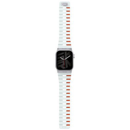 Pasek Skinarma Gemini do Apple Watch 42/41/40 mm jasnomiętowy
