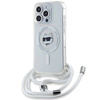 Karl Lagerfeld KLHMP14LHCCHNT iPhone 14 Pro 6.1" hardcase transparent IML Choupette Head & Cord Magsafe