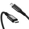 Choetech kabel przewód szybkie ładowanie USB Typ C - USB Typ C 3.1 Gen 2 100W Power Delivery 2m czarny (XCC-1007)