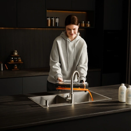 Odkurzacz pionowy UWANT D700 z funkcją mopowania i stacją ładowania - szary