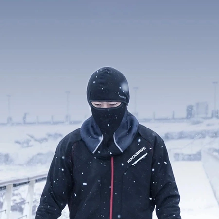 Rockbros LF8113-2 Fahrrad-Sturmhaube, Universalgröße – Schwarz und Grau