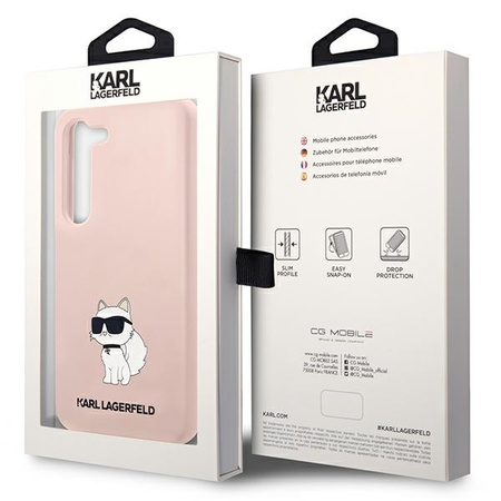 Karl Lagerfeld Silicone NFT Choupette - Etui Samsung Galaxy S23+ (różowy)