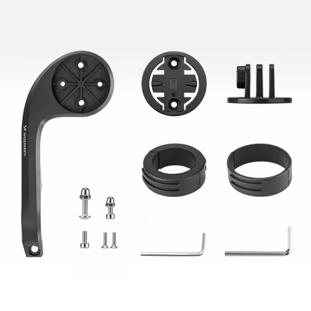 Wozinsky WUG-01B Fahrradhalterung für Garmin-Computer, Lenker, Kamera, Lampe – schwarz