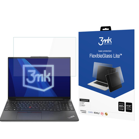 Lenovo ThinkPad E16 Gen 3 - up to 17" 3mk FlexibleGlass Lite