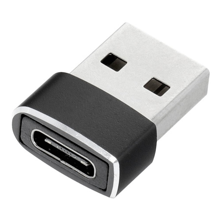 Adapter Typ C do USB A czarny