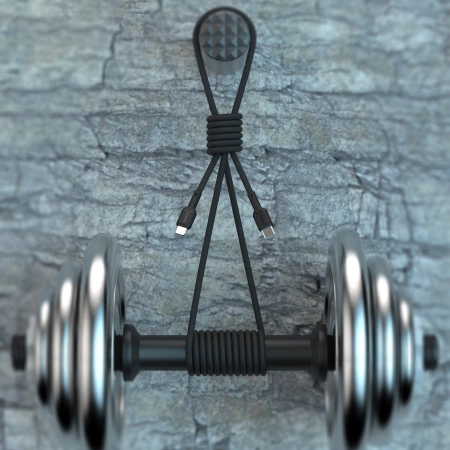 Kabel Dudao L9X 30W USB-C - Lightning 2m - czarny