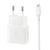 Oryginalna Ładowarka Sieciowa Samsung GaN Super Fast Charger EP-T2510XWEGEU USB Typ C 3A 25W biały blister