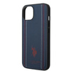 US Polo USHCP14MPFAV iPhone 14 Plus 6,7" granatowy/navy blue Leather Stitch