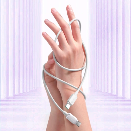 Kabel Joyroom S-A14 USB-C - USB-C 60W 1,2m - biały