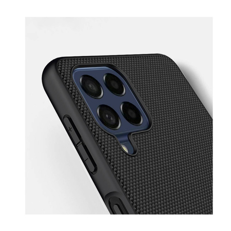 Nillkin Textured Case Durable reinforced case with a gel frame and nylon on the back Samsung Galaxy M53 5G black