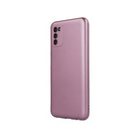 Nakładka Metallic do Samsung Galaxy S22 Ultra różowa