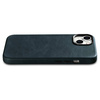 iCarer Case Leather genuine leather case for iPhone 14 Plus dunkelblau (WMI14220703-BU) (MagSafe compatible)