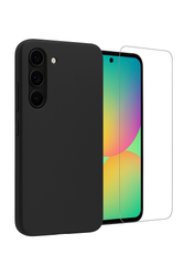 Etui do Samsung A55 czarne + Szkło