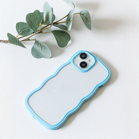 Nakładka Wave do iPhone 15 Pro 6,1&quot; niebieska