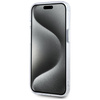 Original Handyhülle IPHONE 15 PLUS Karl Lagerfeld Hardcase IML Metal Karl Head MagSafe weiß