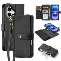 Dux Ducis Lawa Leather Case for iPhone 16 - Black