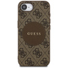Guess 4G Circle Classic Logo MagSafe - Etui do iPhone 16e (brązowy)