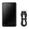 Baseus Magnetic Bracket powerbank z bezprzewodowym ładowaniem MagSafe 10000mAh 20W Overseas Edition niebieski (PPCX000203) + kabel USB Typ C Baseus Xiaobai Series 60W 0,5m