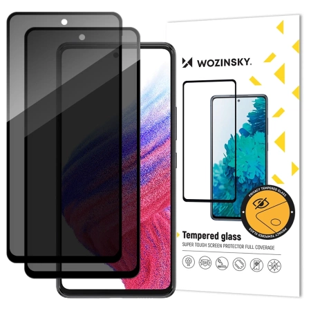 Wozinsky Privacy Glass Privacy Panzerglas für Xiaomi Redmi Note 14S, 2er-Pack