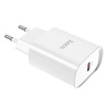 HOCO ładowarka sieciowa Typ C PD 20W Fast Charge Smart Charging N14 biała