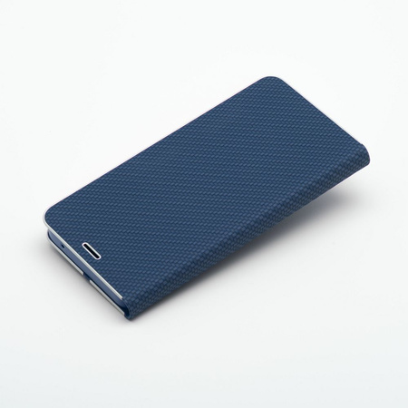 Kabura LUNA Book Carbon do SAMSUNG A23 5G niebieski