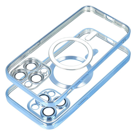 Futerał Electro Mag Cover kompatybilny z MagSafe do IPHONE 15 PRO MAX niebieski