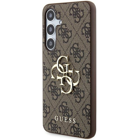 Oryginalne Etui GUESS hardcase 4G Big Metal Logo GUHCSA554GMGBR do Samsung Galaxy A55 brązowy