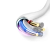 Dudao A20EU USB-A 18W Wandladegerät – Weiß + USB-A – Lightning -Kabel