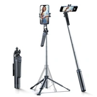Wozinsky Selfie stick WC1Y30S teleskopowy tripod 1.3m z uchwytem na telefon - czarny