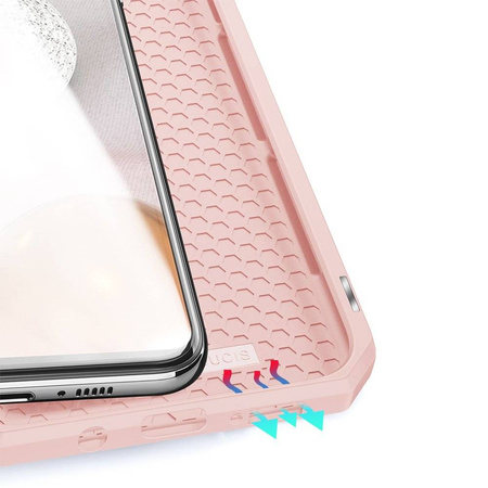 DUX DUCIS Skin X kabura etui pokrowiec z klapką Samsung Galaxy A42 5G różowy
