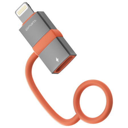 Adapter 4smarts USB-C do Lightning PD    27W szary 2szt