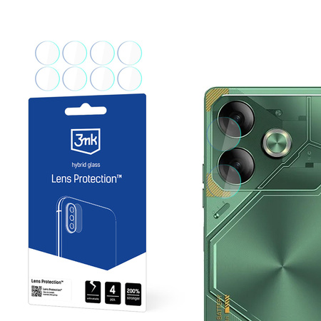 3MK Lens Protect Tecno POVA 6 Ochrona na obiektyw aparatu 4szt