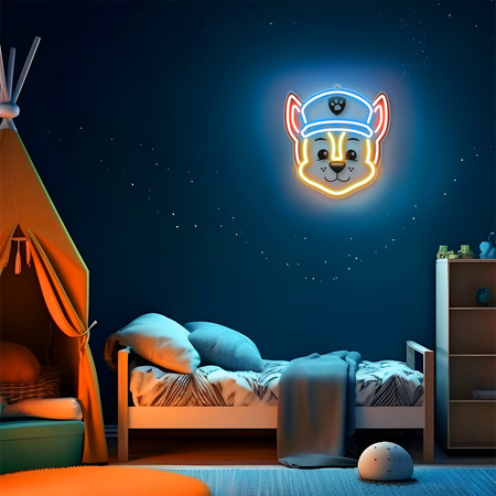 Wiszący neon LED na plexi Psi Patrol - Chase OW-130346