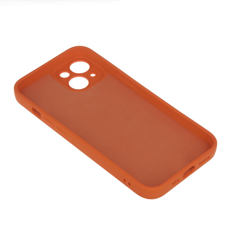 Nakładka Silicon do iPhone 15 Pro 6,1" pomarańczowy