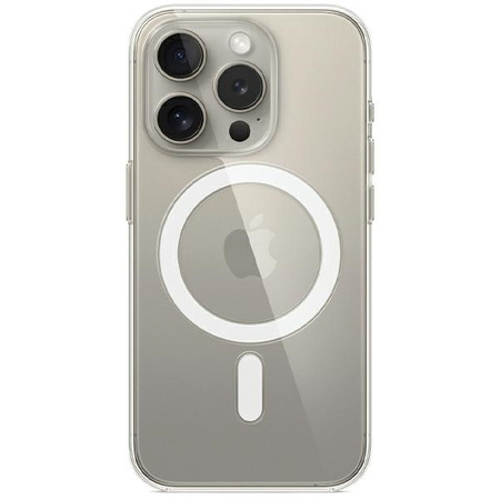 Apple Clear Case MT233ZM/A MagSafe silicone case for iPhone 15 Pro Max - transparent