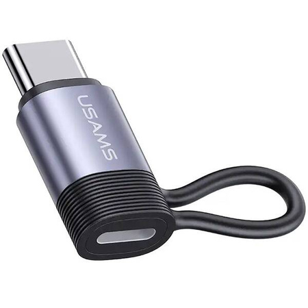 USAMS Adapter AU17 Lightning - USB-C 30W steel/aluminum SJ677LN01 (US-SJ677)