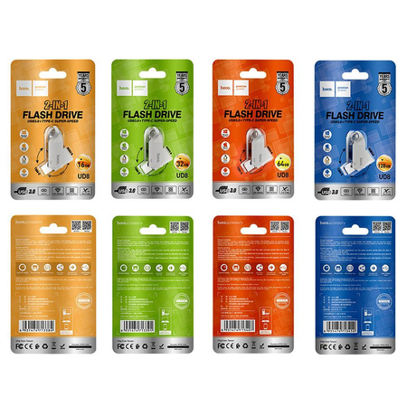 HOCO pendrive USB A + USB C UD8 128GB USB3.0