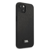 Original Case IPHONE 13 MINI Karl Lagerfeld Hardcase Saffiano Plaque black
