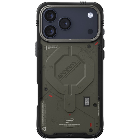 Etui Skinarma Vigor MagSafe do iPhone 17 Pro Max zielony